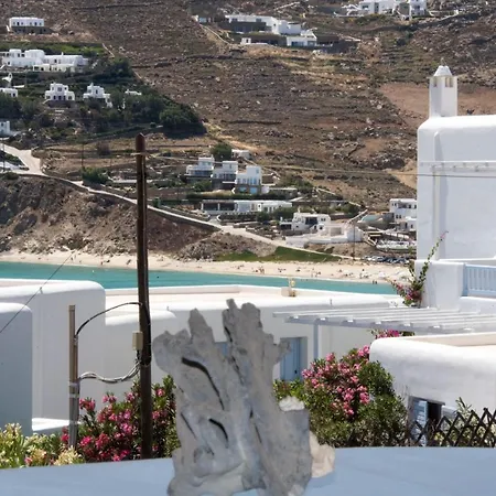 Mykonian At Kalo Livadi Beach With Amazing View Mykonos Town